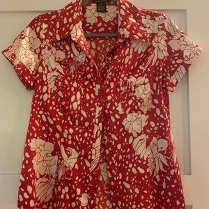 BCBG blouse, soft “silk like” material